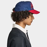 Nike Rise Casquette AFrame Bleu Marine / Rouge Vif