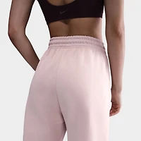 Nike Sportswear Femmes Pantalon Taille Haute Polaire Rouge Limon / Bordeaux