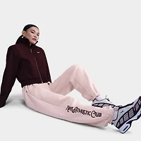 Nike Sportswear Women's Fleece Highrise Pants Silt Red / Burgundy Crush