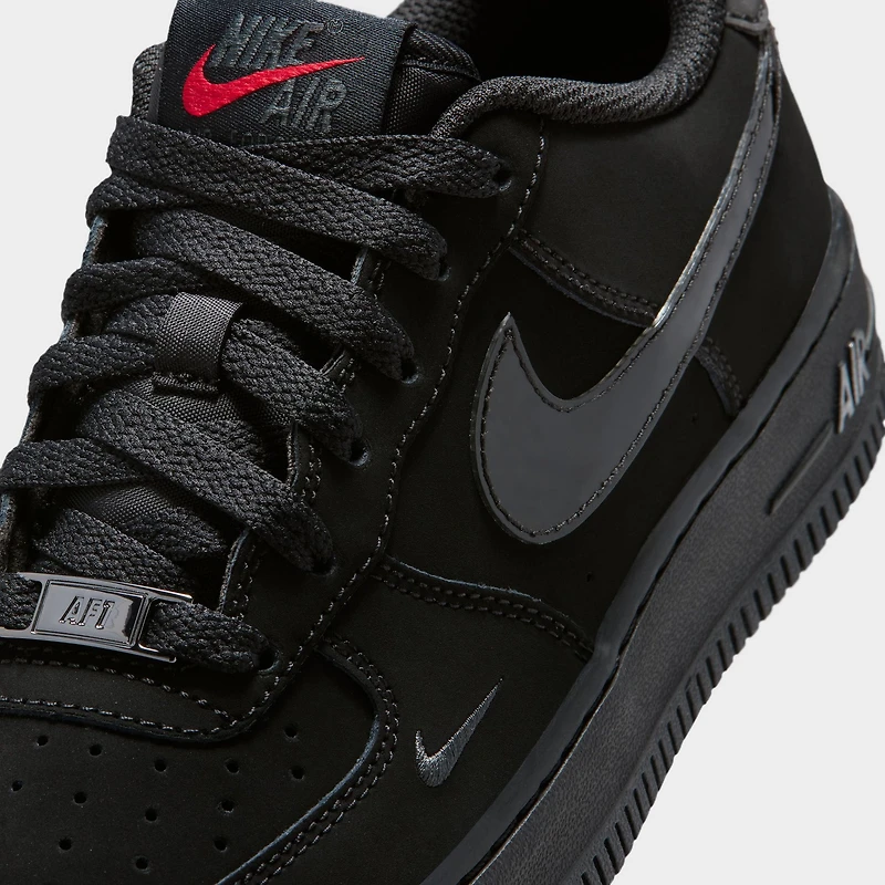 Nike Air Force 1 GS Noir / - Gris Fumé Foncé