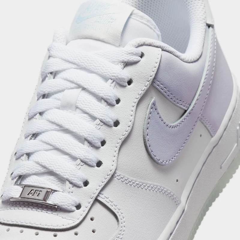 Nike Femmes Air Force 1 Blanc / - Teinte bleu