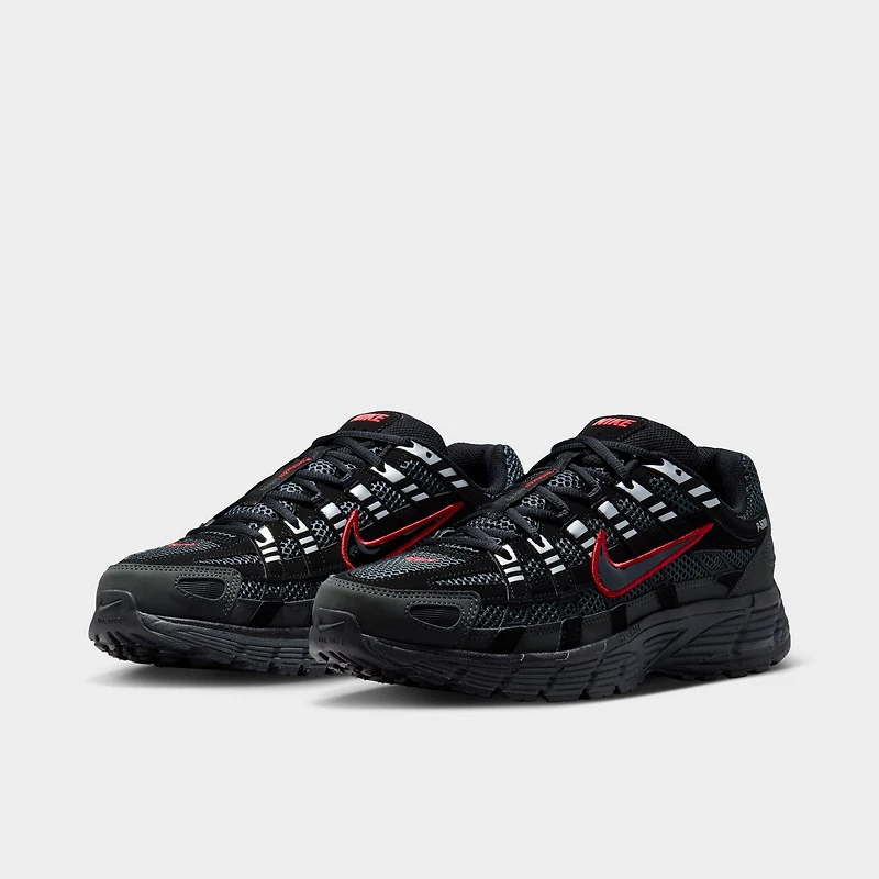 Nike P-6000 Dark Smoke Grey / Black - Metallic Silver