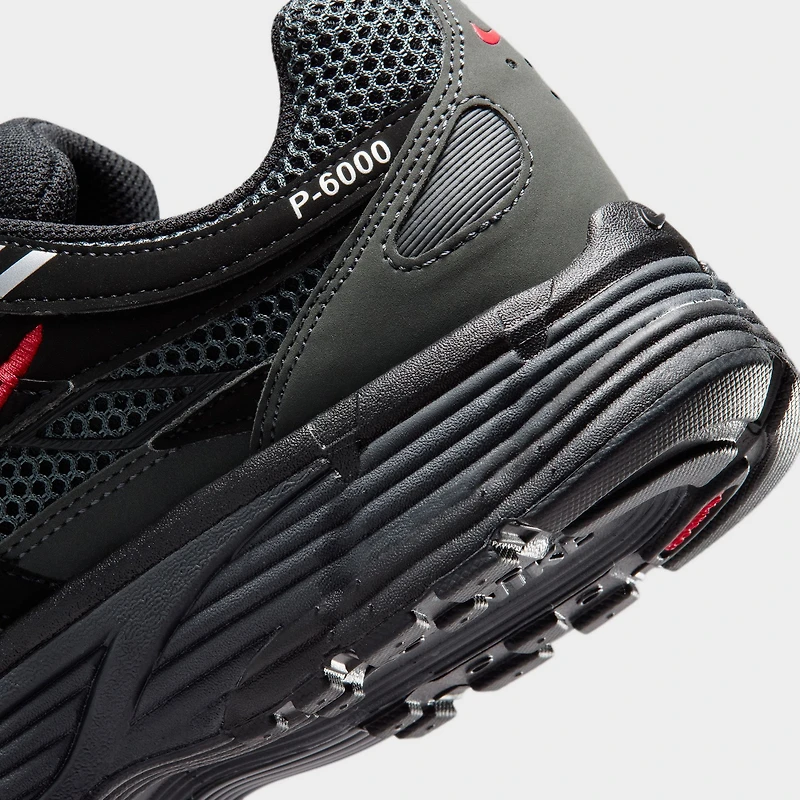 Nike P-6000 Dark Smoke Grey / Black - Metallic Silver