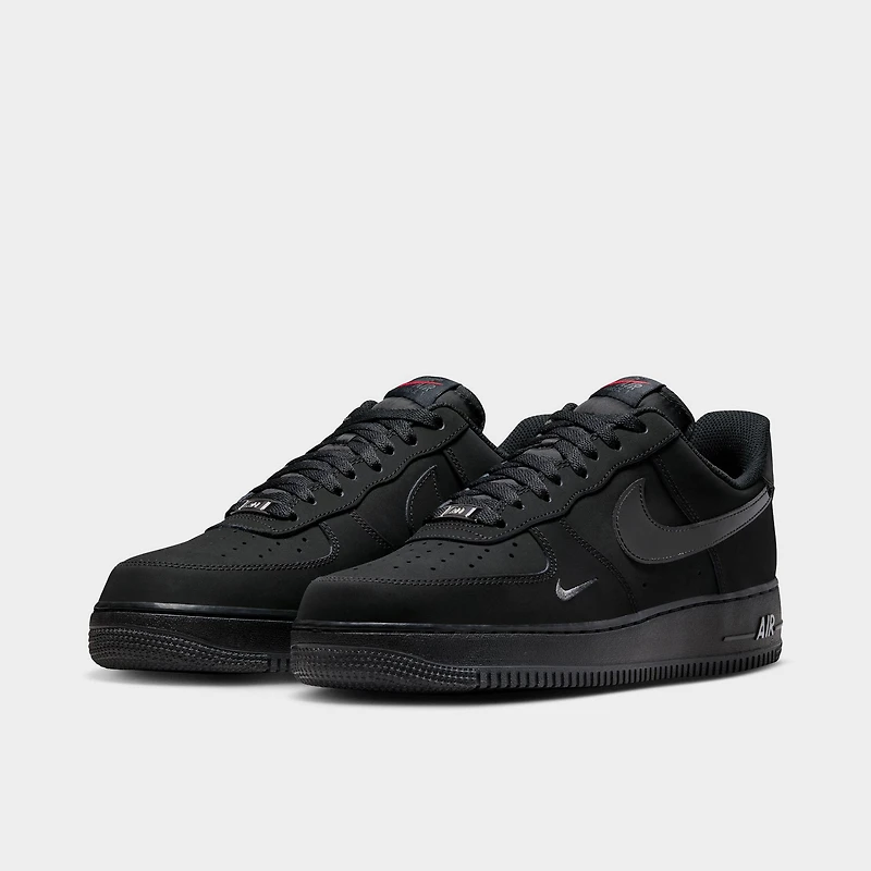 Nike Air Force 1 Noir / - Gris fumé foncé