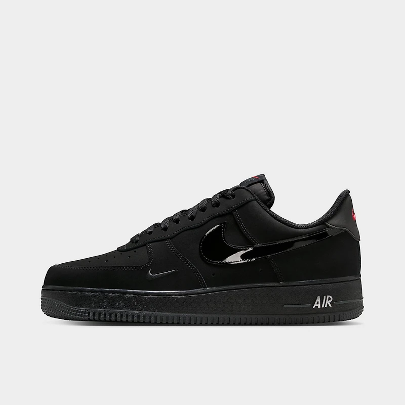 Nike Air Force 1 Noir / - Gris fumé foncé