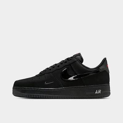 Nike Air Force 1 Noir / - Gris fumé foncé