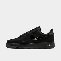 Nike Air Force 1 Noir / - Gris fumé foncé