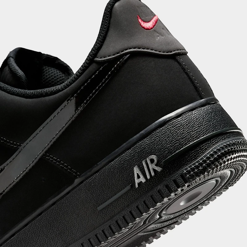 Nike Air Force 1 Noir / - Gris fumé foncé