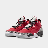Jordan Son of Mars Low GS Rouge Feu / Noir - Gris Brume