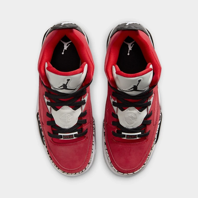 Jordan Son of Mars Low GS Rouge Feu / Noir - Gris Brume