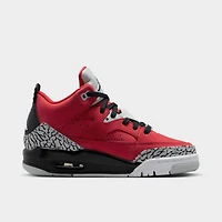 Jordan Son of Mars Low GS Rouge Feu / Noir - Gris Brume