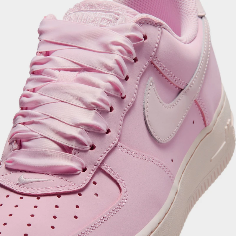 Nike Femmes Air Force 1 Rétro Rose Mousse / Perle