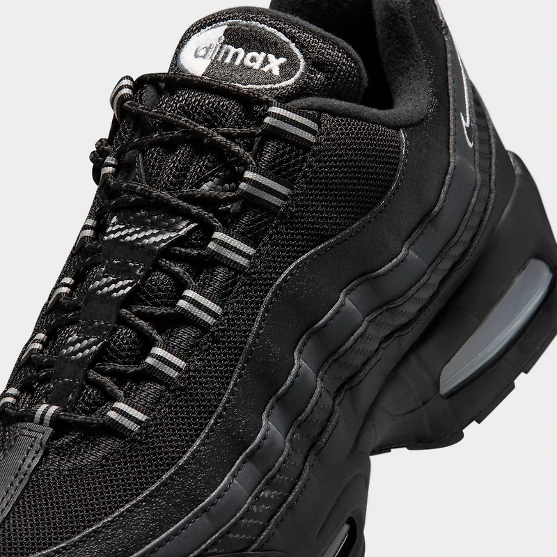 Nike Air Max 95 OG Noir / Blanc - Argent Métallisé
