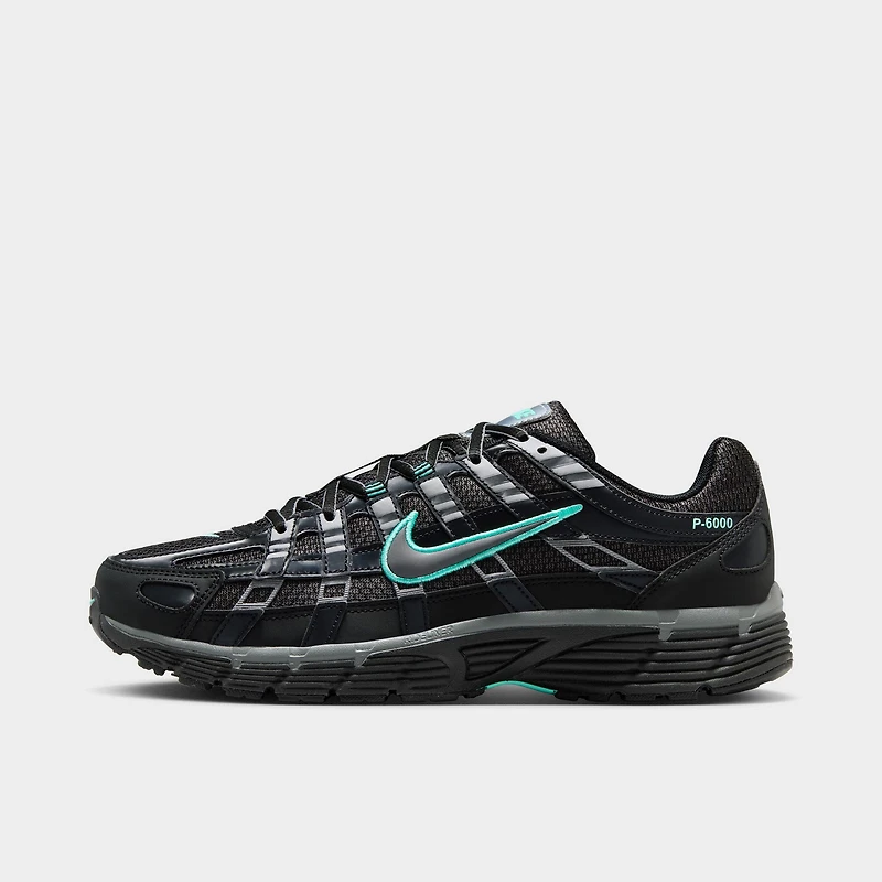 Nike P-6000 Noir / Gris métallique