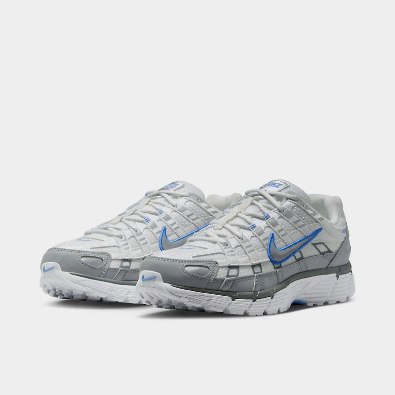 Nike P-6000 Blanc / Argent métallique