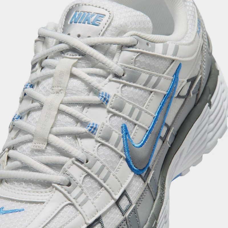 Nike P-6000 Blanc / Argent métallique