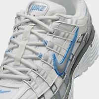 Nike P-6000 Blanc / Argent métallique