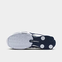 Nike Shox BB4 White / Midnight Navy - Metallic Silver
