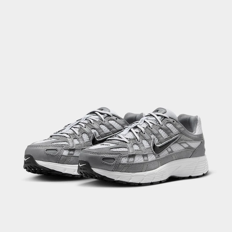 Nike P-6000 GS Blanc / Noir - Gris Froid Métallique