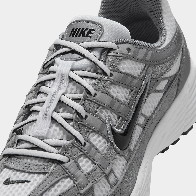 Nike P-6000 GS Blanc / Noir - Gris Froid Métallique