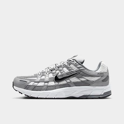 Nike P-6000 Blanc / Noir - Gris Métallisé Froid