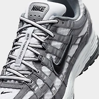Nike P-6000 Blanc / Noir - Gris Métallisé Froid