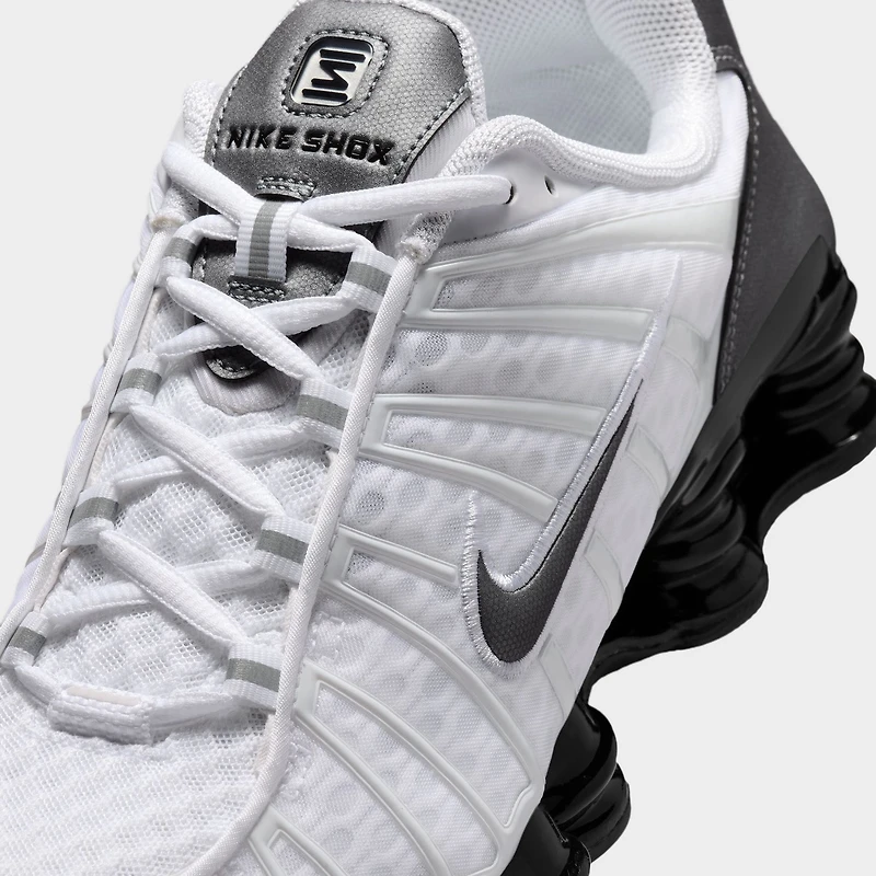 Nike Shox TL Blanc / Gris métallique froid - Noir