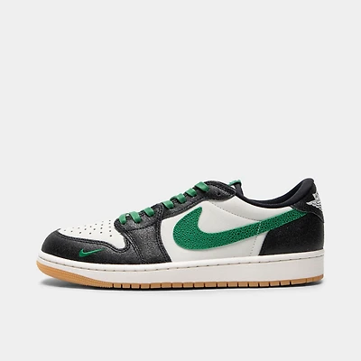 Jordan 1 Retro Low OG pour hommes Phantom / Vert Pin-Noir