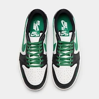 Jordan Men's 1 Retro Low OG Phantom / Pine Green-Black