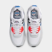Nike Air Max 90 GS Blanc / Bleu Roi - Poussière de Photon