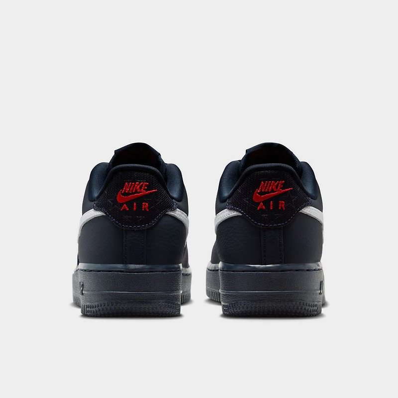 Nike Air Force 1 GS Bleu Obsidienne Foncé / Blanc - Noir