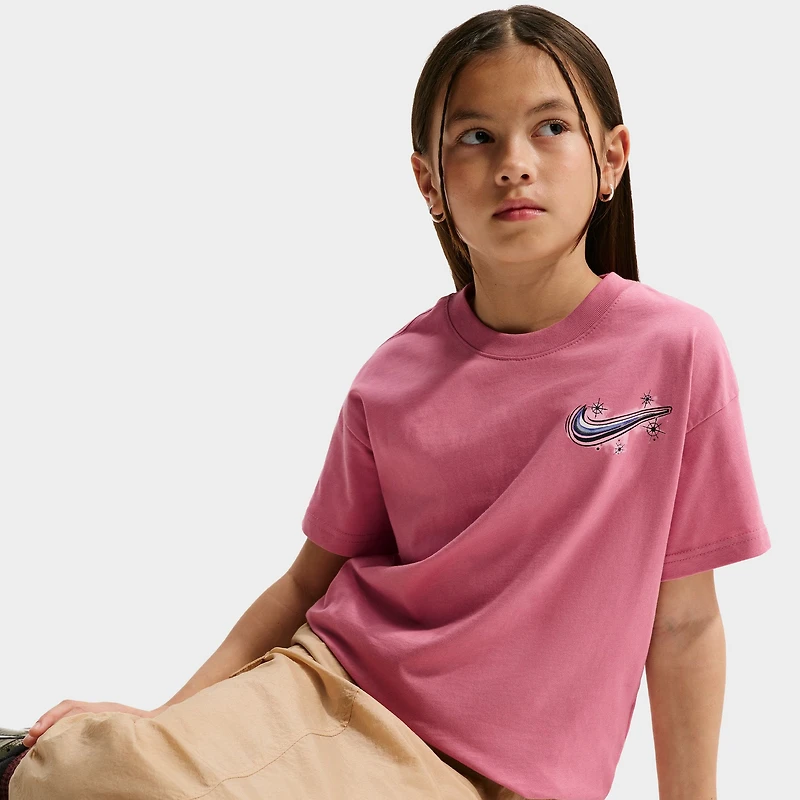 Nike Sportswear Junior Airbush T-shirt  / Pivoine