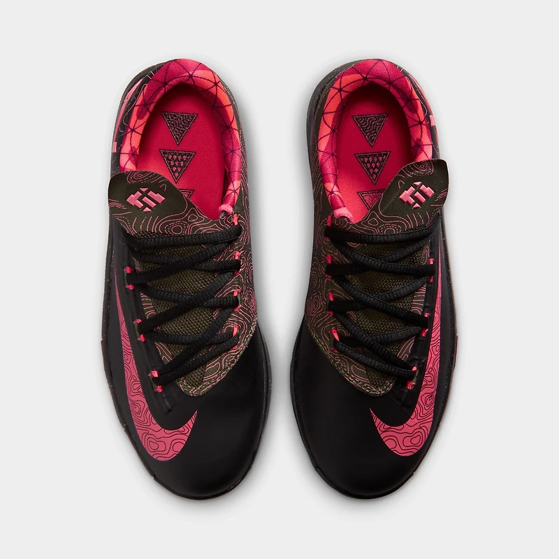 Nike KD VI GS Black / Atomic Red - Medium Olive