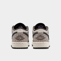 Jordan 1 Low SE GS Voile / Infrarouge - Gris anthracite