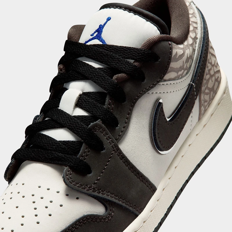 Jordan 1 Low SE GS Voile / Infrarouge - Gris anthracite
