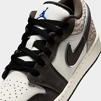 Jordan 1 Low SE GS Voile / Infrarouge - Gris anthracite