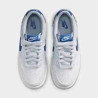 Nike Dunk Low GS Blanc sommet / Bleu roi foncé - Platine pur