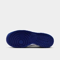 Nike Dunk Low GS Blanc sommet / Bleu roi foncé - Platine pur
