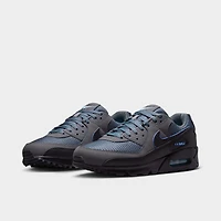 Nike Air Max 90 Light Smoke Grey / Black-Football Blue