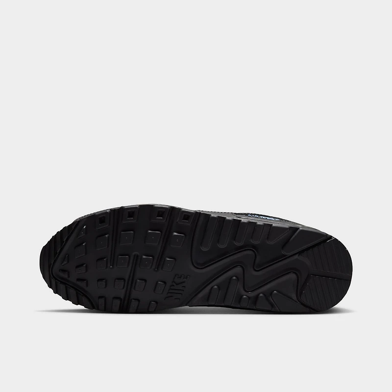 Nike Air Max 90 Light Smoke Grey / Black-Football Blue