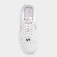 Nike Femmes Air Force 1 Blanc / Lilas Délavé - Or Métallique