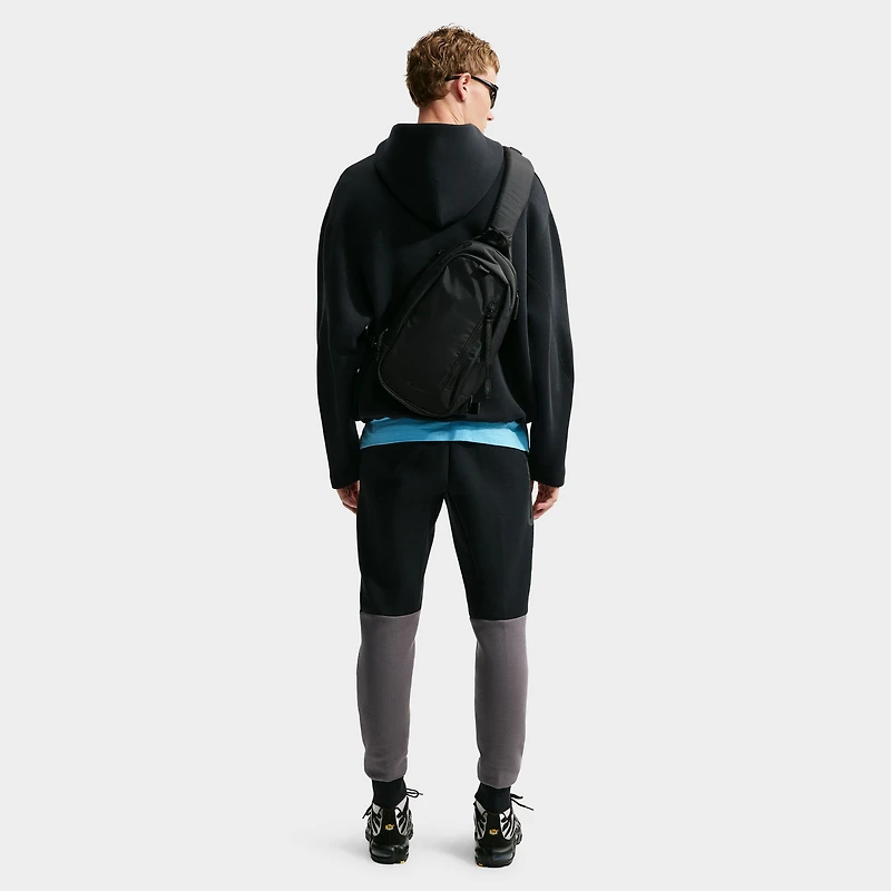 Nike Pantalon de jogging en Tech Fleece Noir / Gris fer