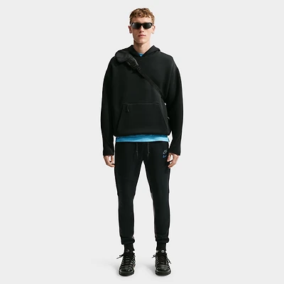 Nike Pantalon de jogging en Tech Fleece Noir / Gris fer
