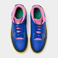 Jordan 3 Rétro OG Brésil Bleu Vif / Chanceux Vert-Bleu Void