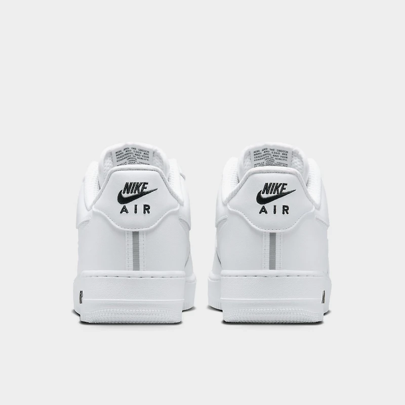 Nike Air Force 1 '07 LV8 Blanc / Argent réfléchissant - Noir