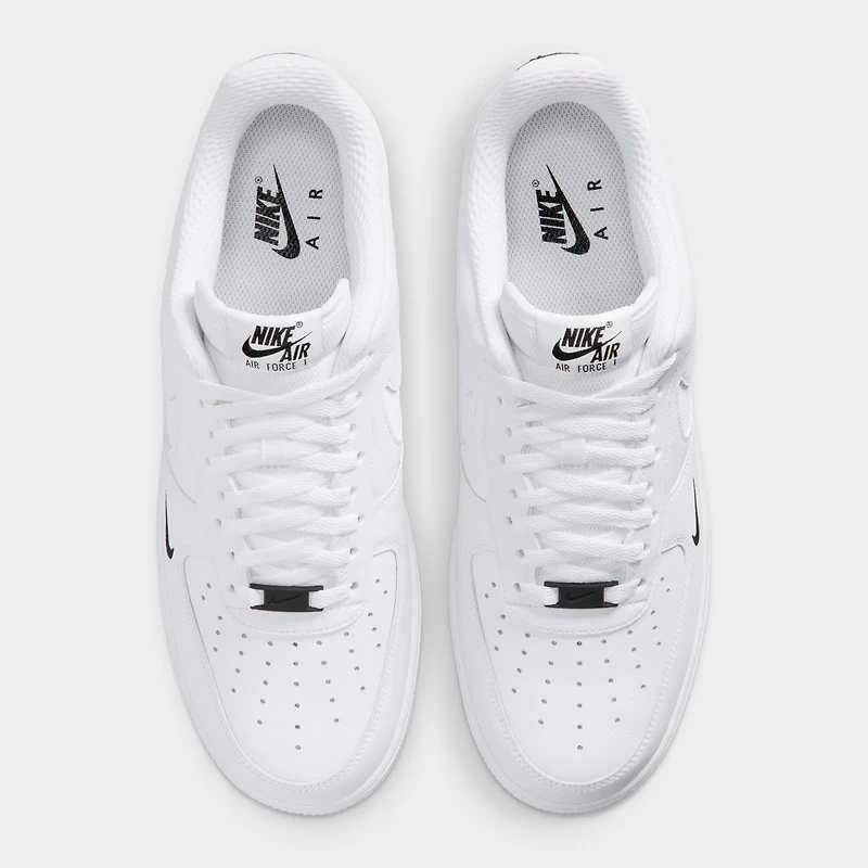 Nike Air Force 1 '07 LV8 Blanc / Argent réfléchissant - Noir