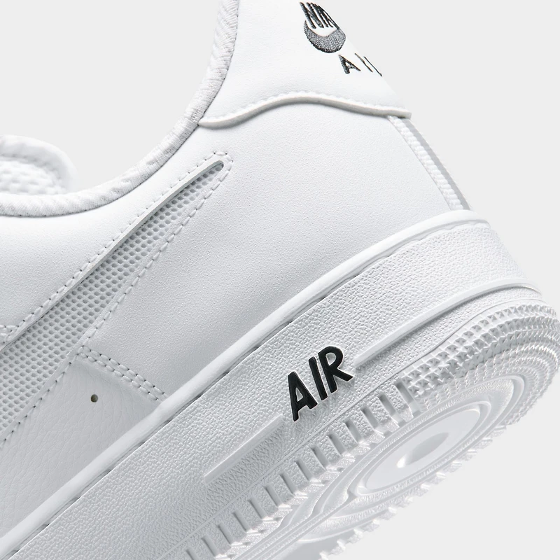 Nike Air Force 1 '07 LV8 Blanc / Argent réfléchissant - Noir