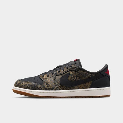 Jordan 1 Low OG Noir / Rouge Universitaire - Blanc Sommet