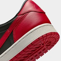 Jordan 1 Rétro Low OG « Banned » Noir / Rouge Universitaire