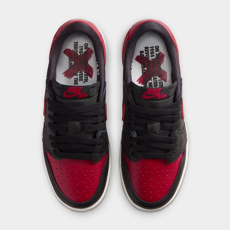 Jordan 1 Low OG Retro GS Black / - Varsity Red